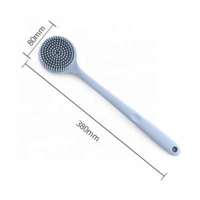 Back Brush Ultra-Soft Silicone Shower Brush with Long Handle for Bath or Shower